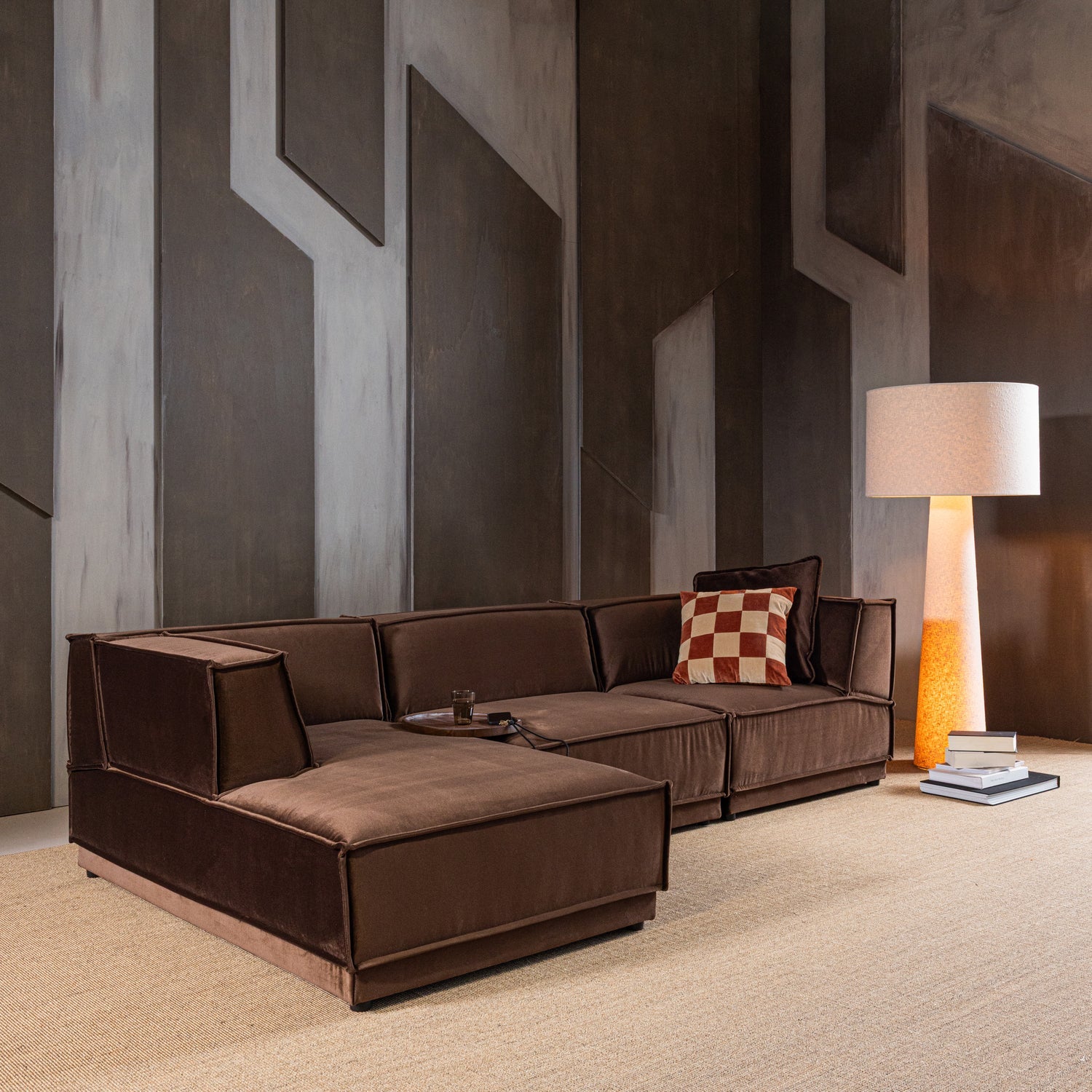 NARO COUCH TRAY MANGO WOOD BROWN
