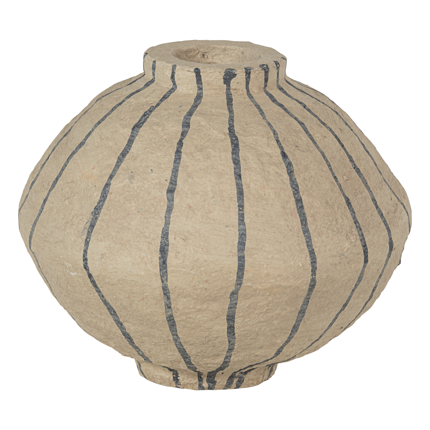 KARO DECORATION VASE PAPIER MACHE SAND