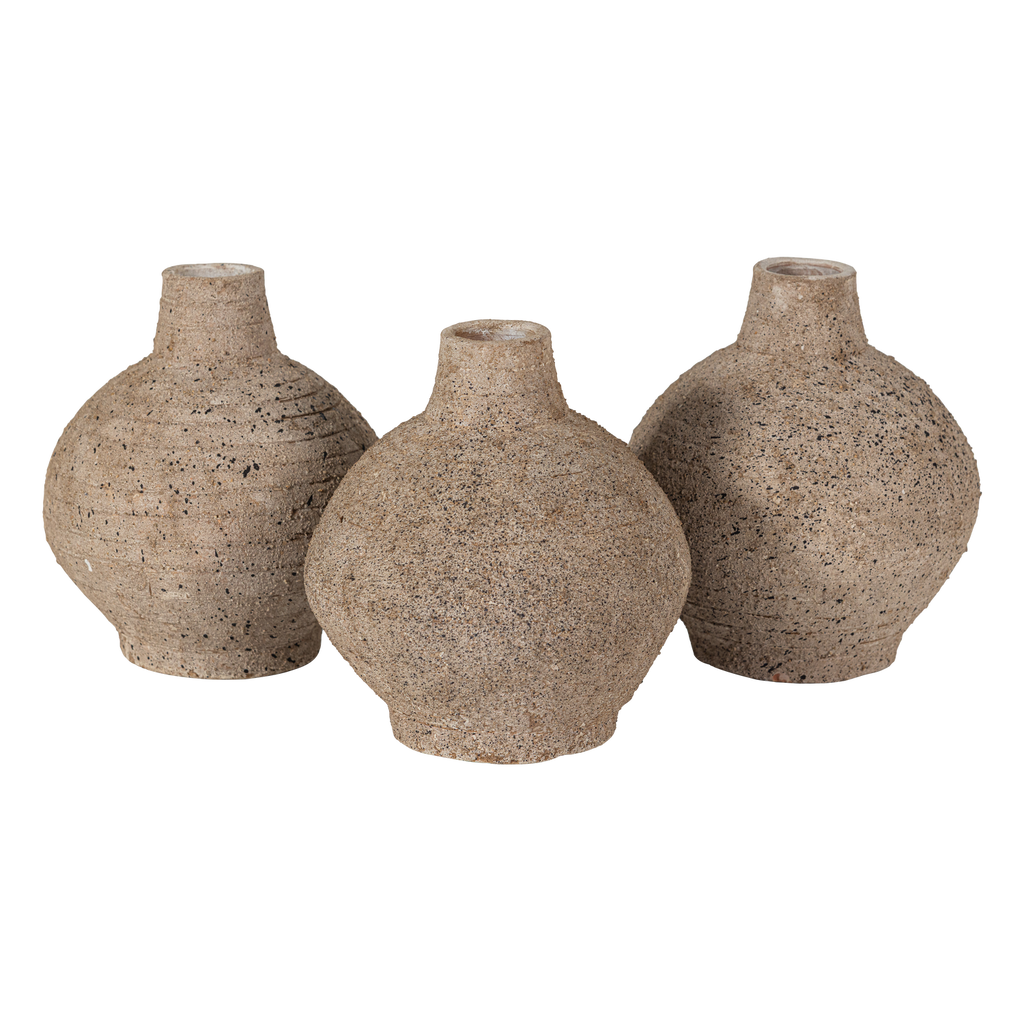 SIVE DECORATION VASE CLAY SAND