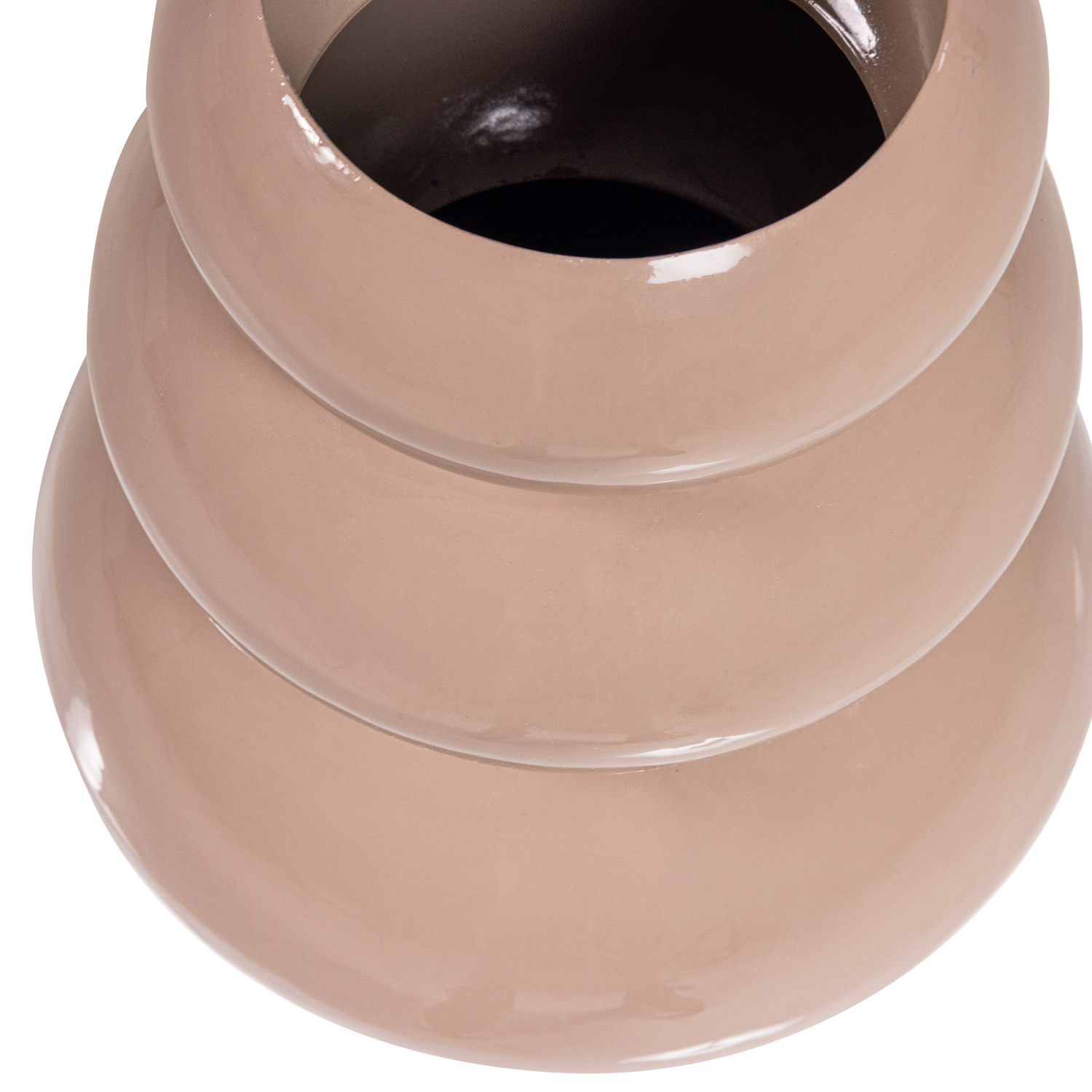 TERA VASE METAL HIGH GLOSS LIGHT PINK
