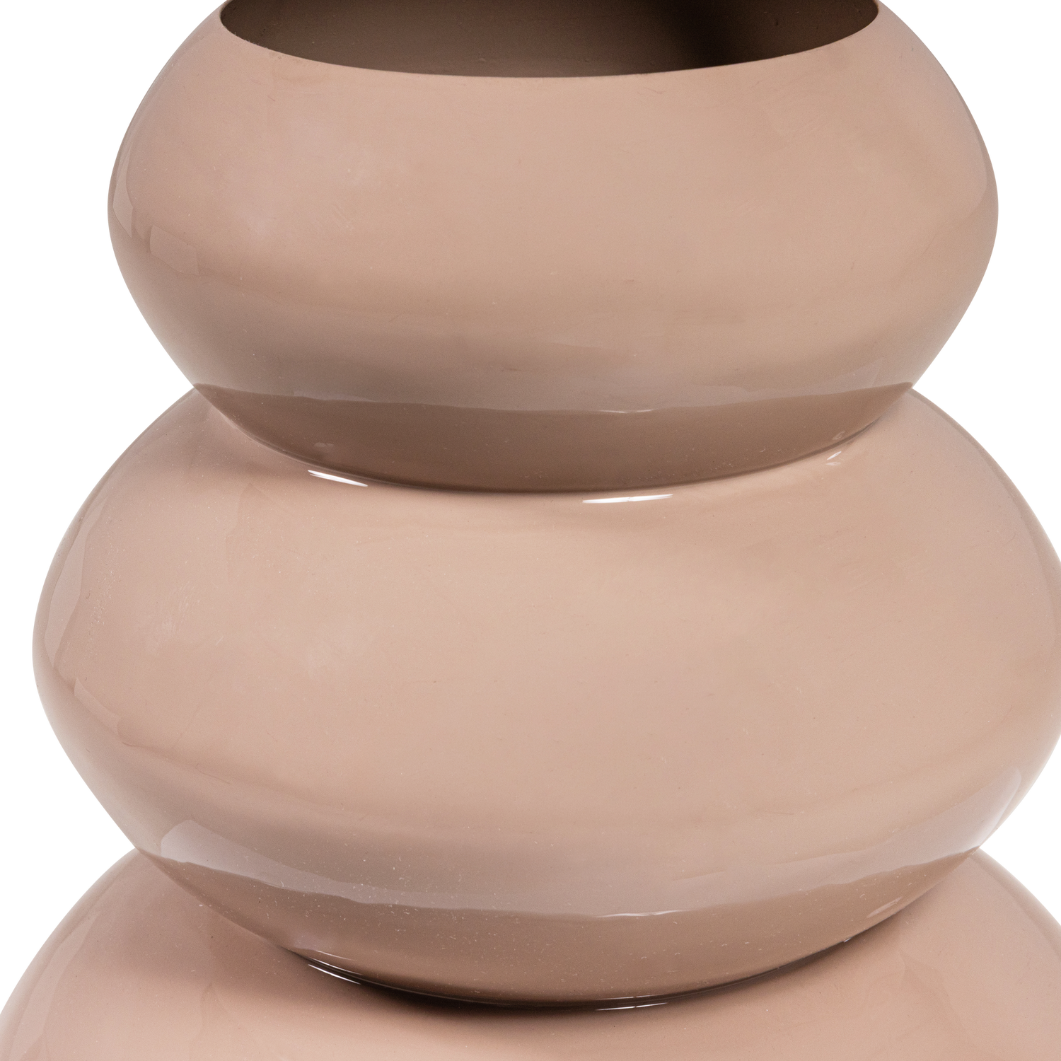 TERA VASE METAL HIGH GLOSS LIGHT PINK