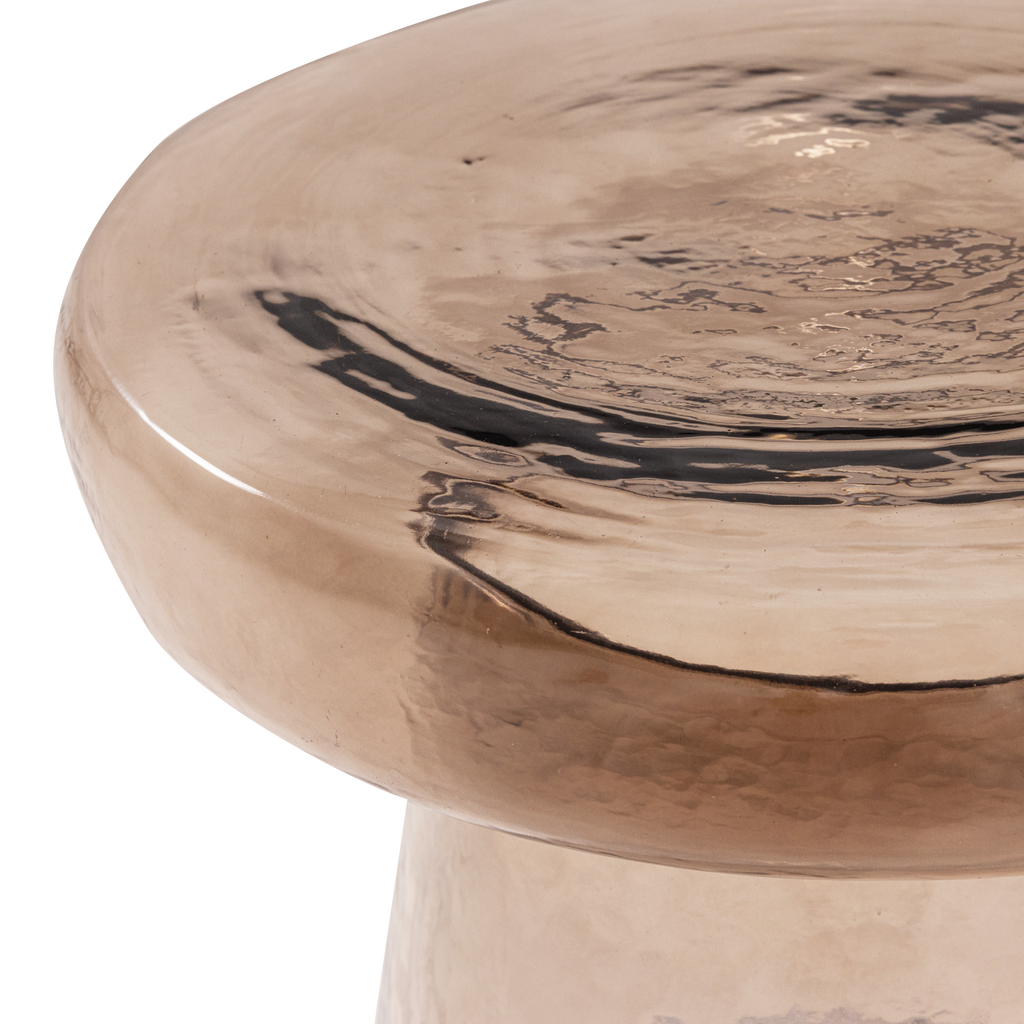 LOMA SIDE TABLE GLASS BROWN