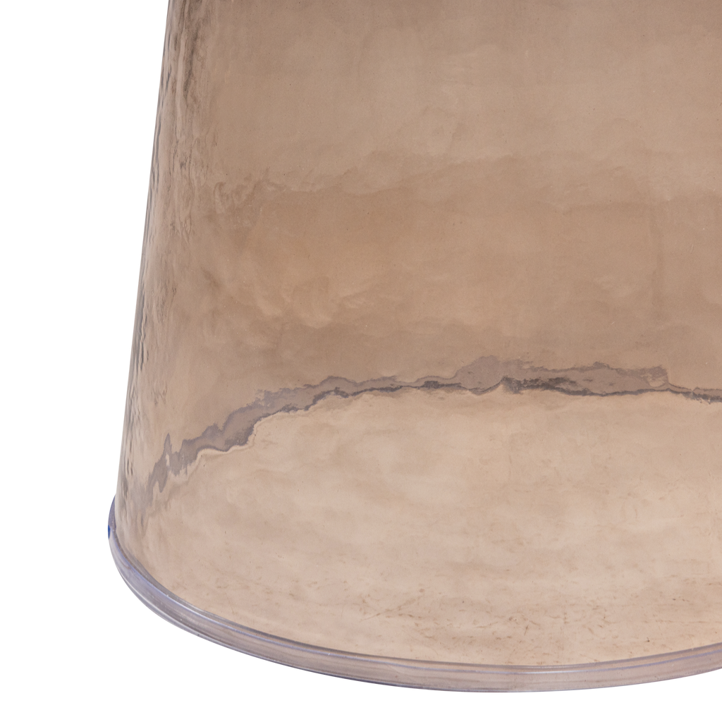 LOMA SIDE TABLE GLASS BROWN