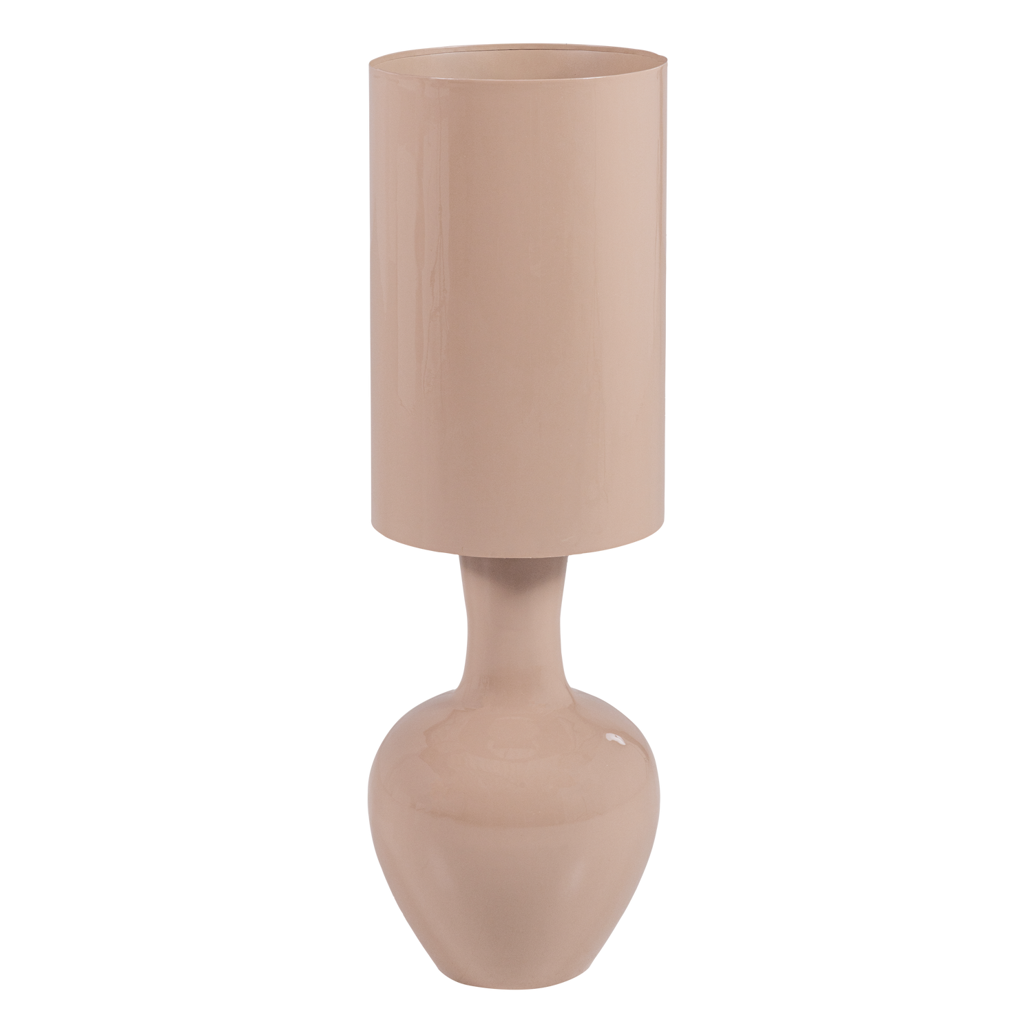 LOA TABLE LAMP XL METAL HIGH GLOSS LIGHT PINK