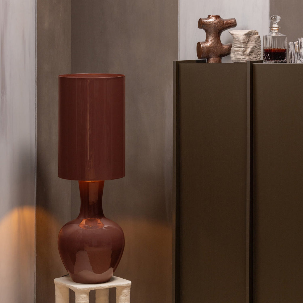 LOA TABLE LAMP XL METAL HIGH GLOSS RED