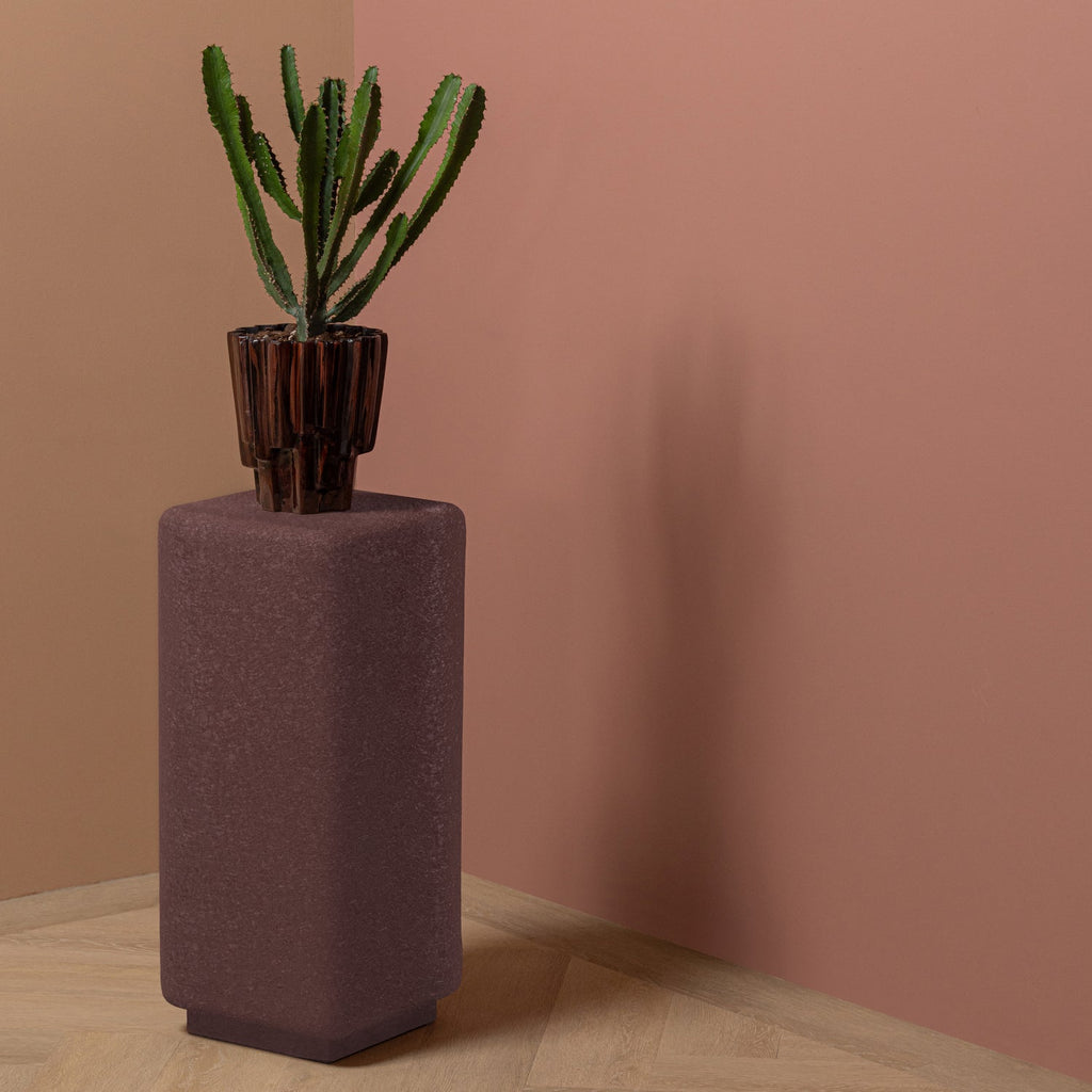 LUEN PLANT STAND METALL BROWN