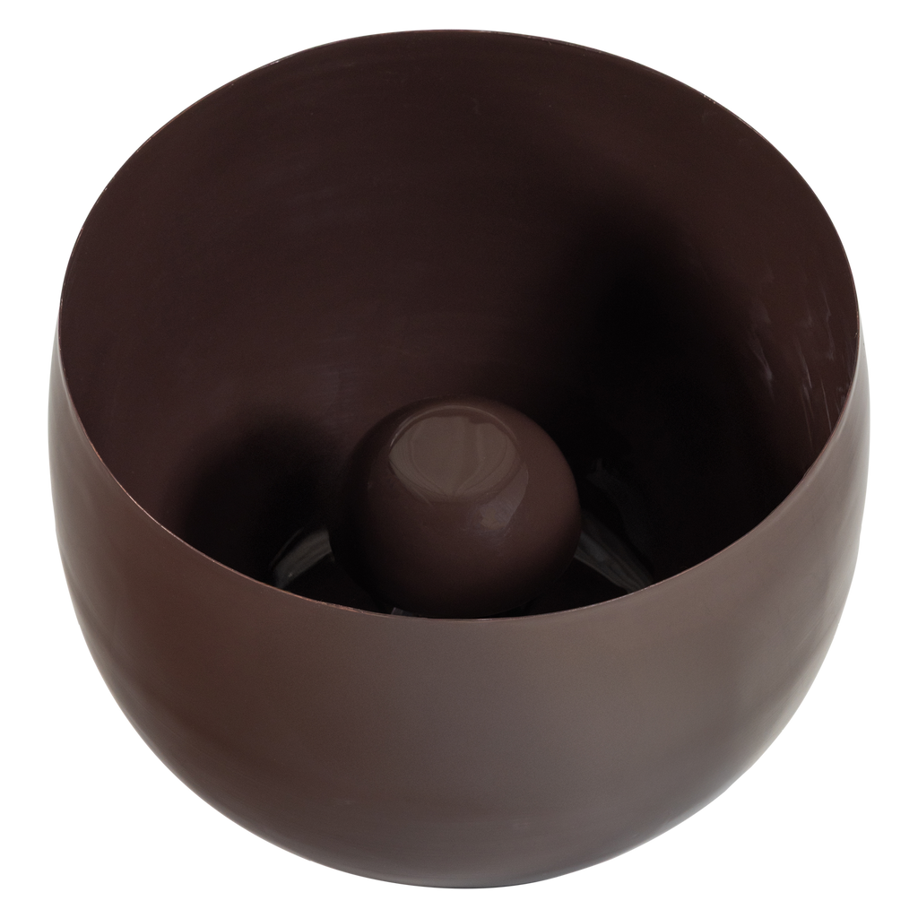 MERO TABLE LAMP 34XO35 CM METAL HIGH GLOSS BROWN
