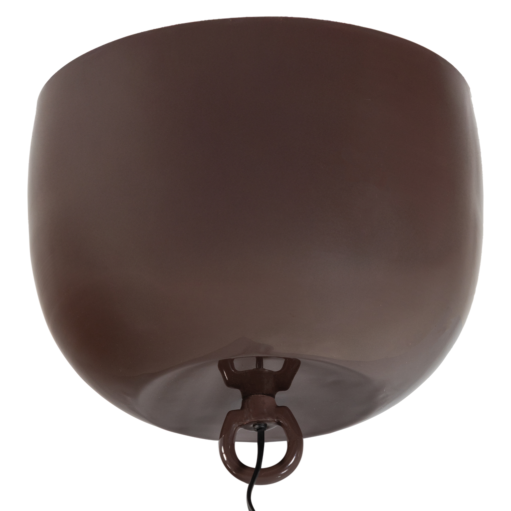 MERO TABLE LAMP 34XO35 CM METAL HIGH GLOSS BROWN