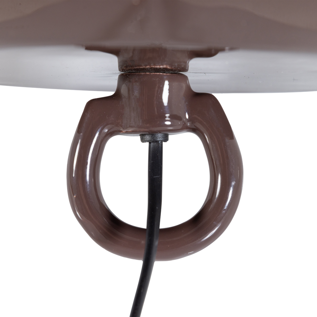 MERO TABLE LAMP 34XO35 CM METAL HIGH GLOSS BROWN