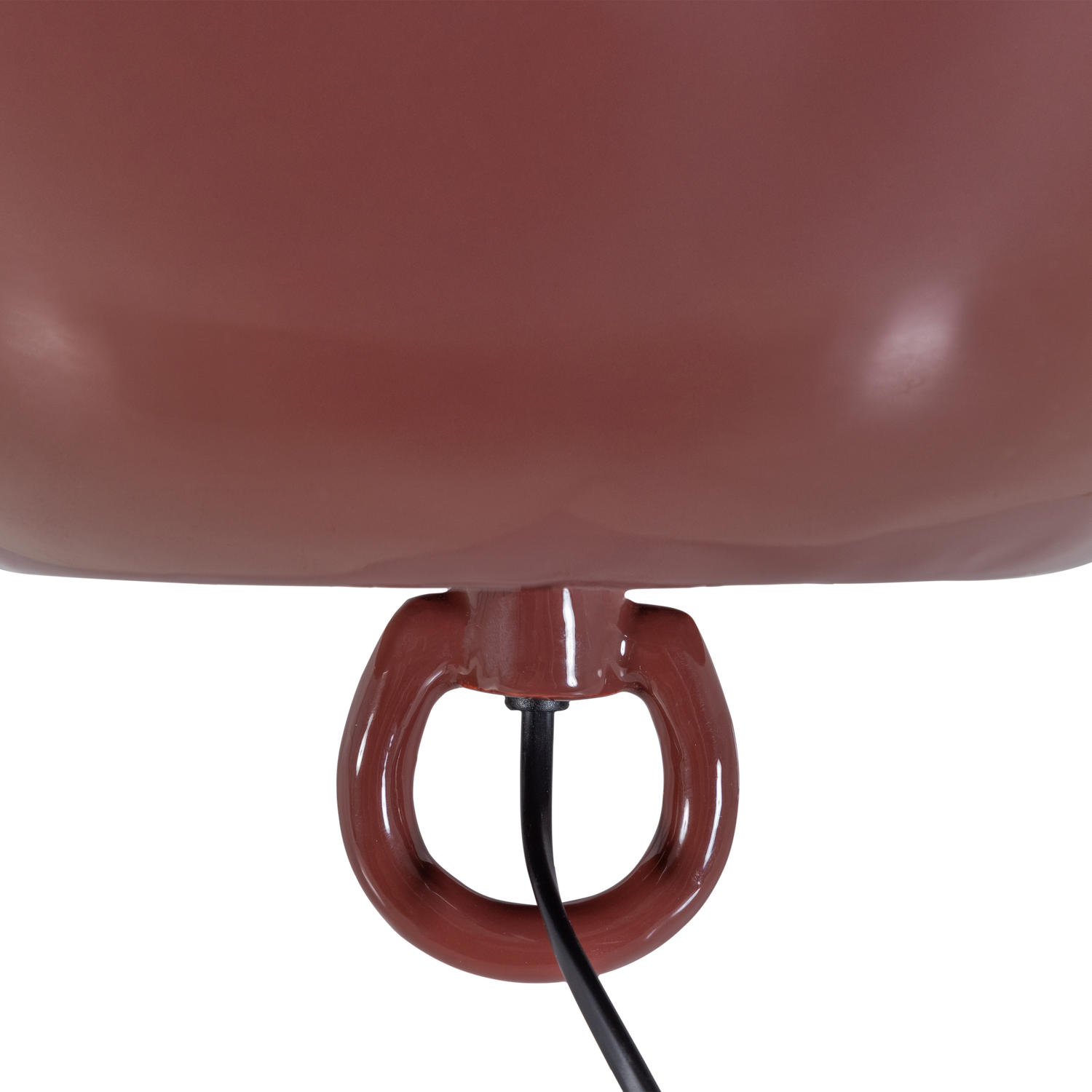 MERO TABLE LAMP 25XO26 CM METAL HIGH GLOSS RED