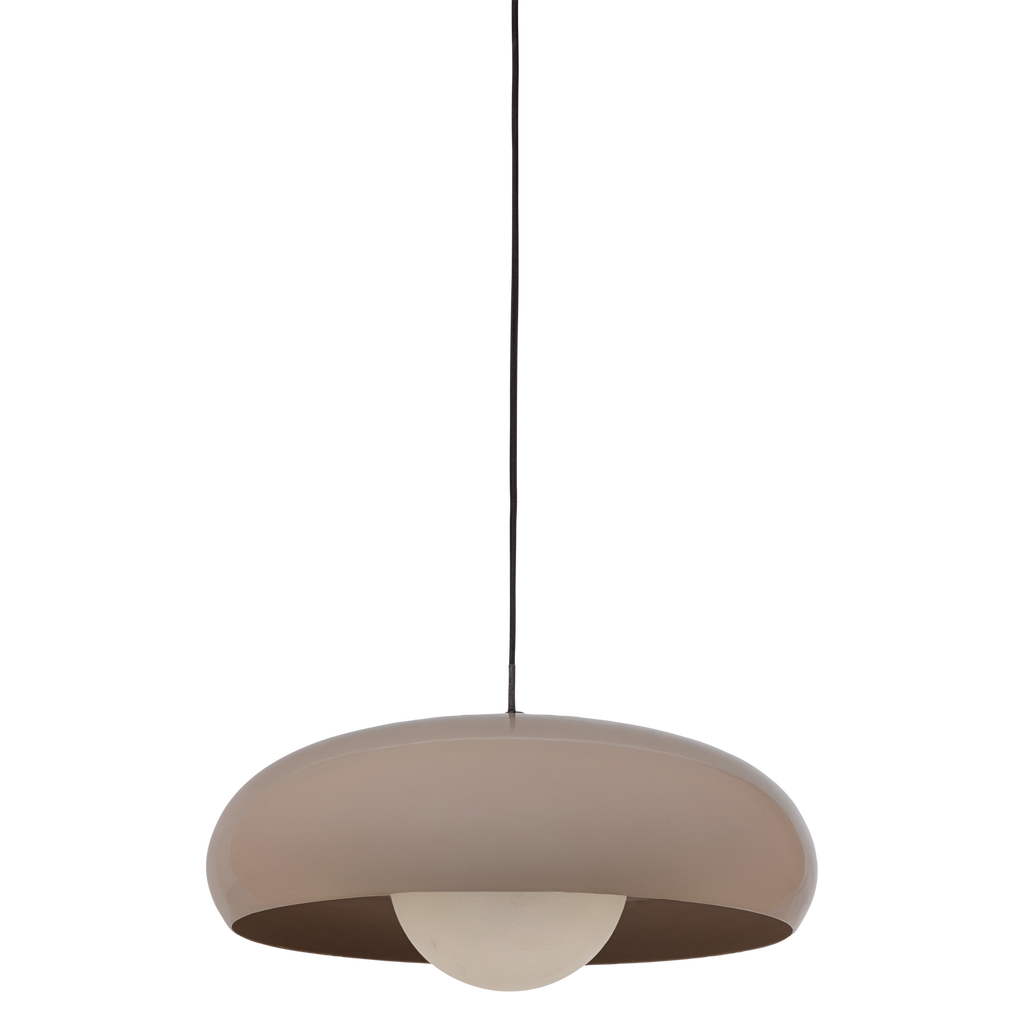 TIVO HANGING LAMP ROUND METAL HIGH GLOSS SAND