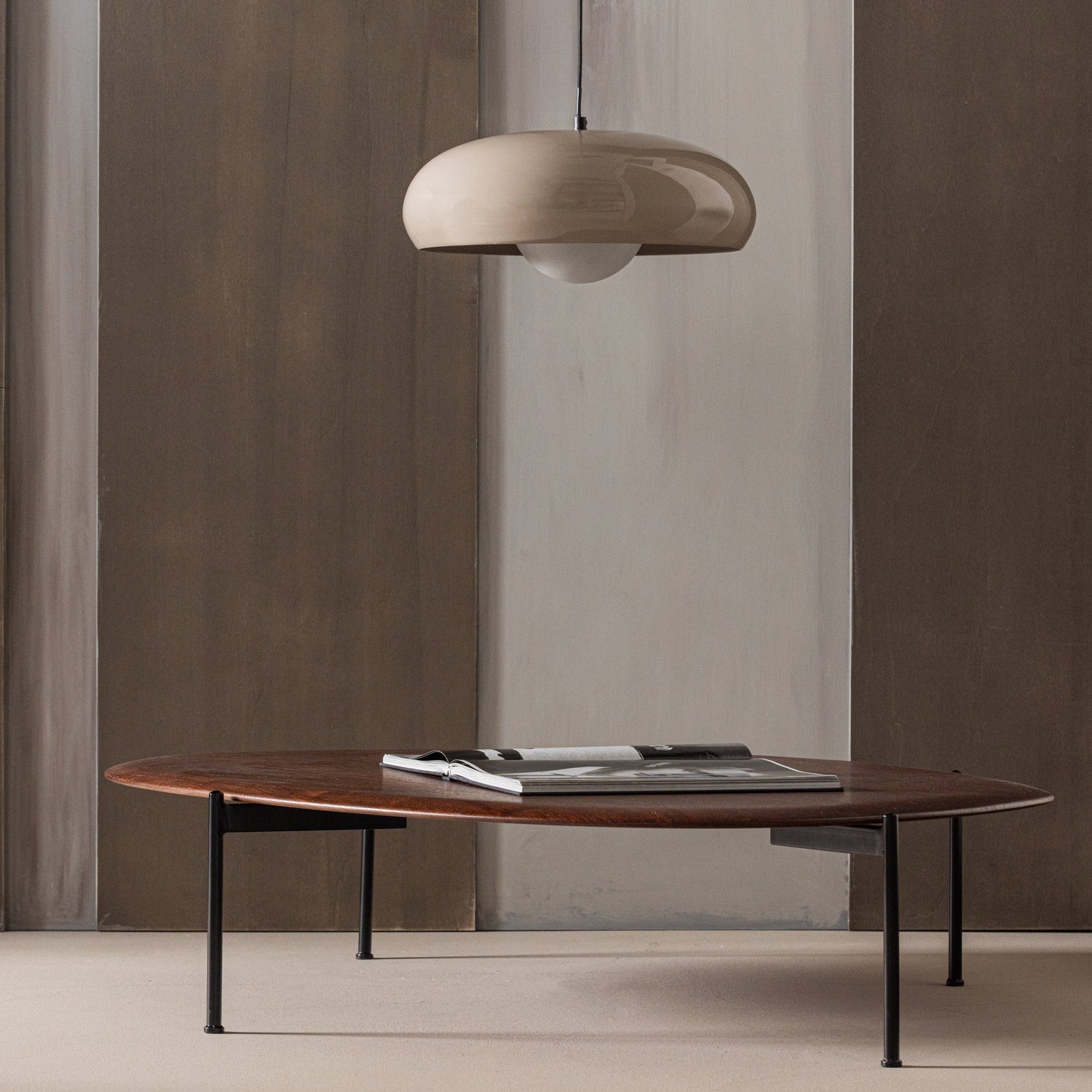 KOTA COFFEE TABLE 26X121X79 CM MDF/VENEER BROWN