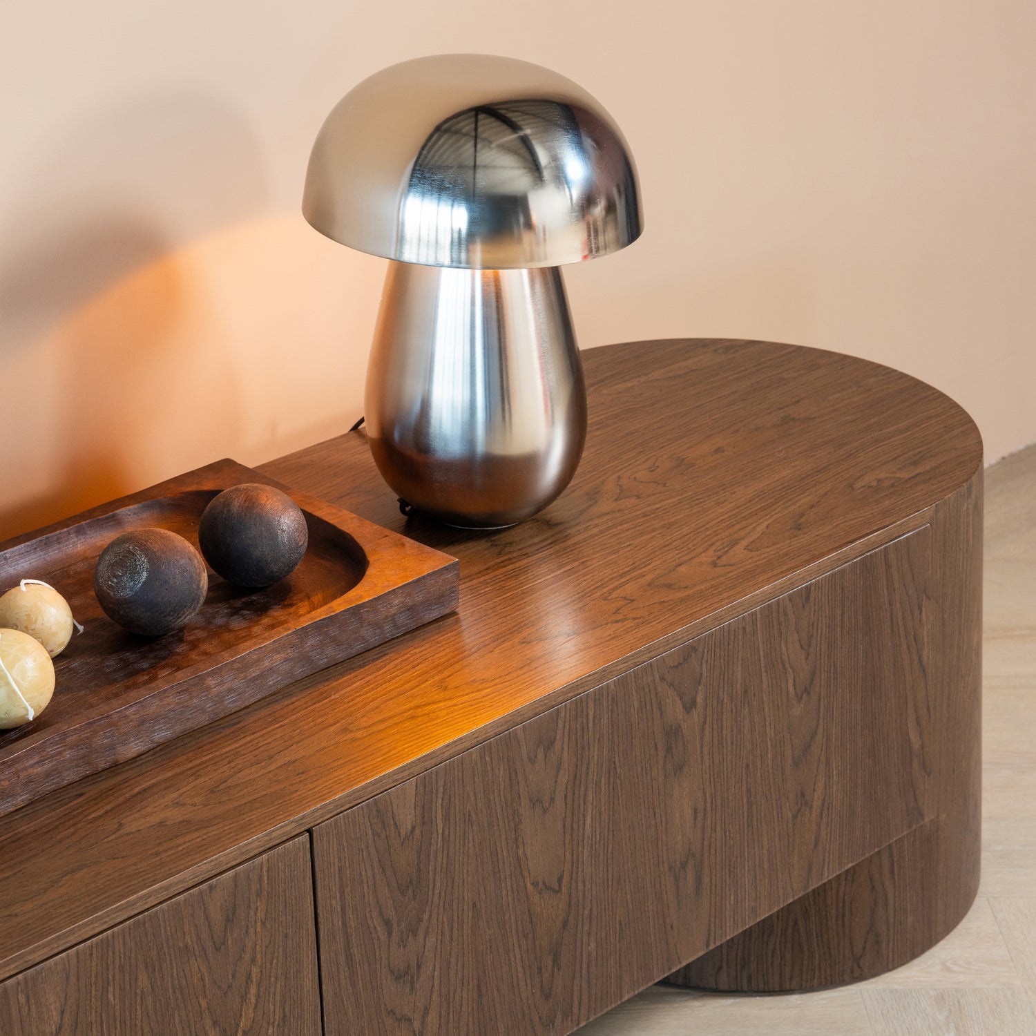 LUMOR TABLE LAMP METAL CHROME