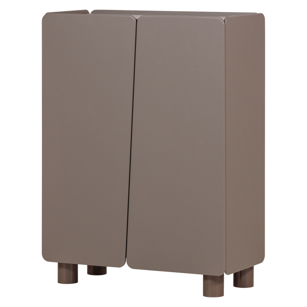 ROOT 2-DOORS CABINET PINE TRUFFLE BROWN [fsc]