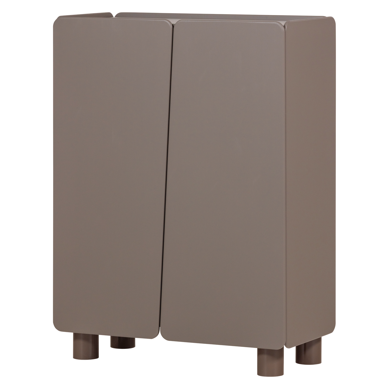 ROOT 2-DOORS CABINET PINE TRUFFLE BROWN [fsc]