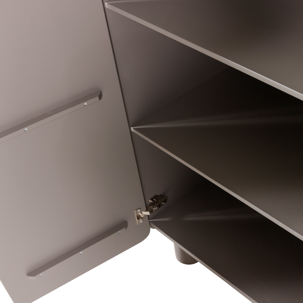 ROOT 2-DOORS CABINET PINE TRUFFLE BROWN [fsc]