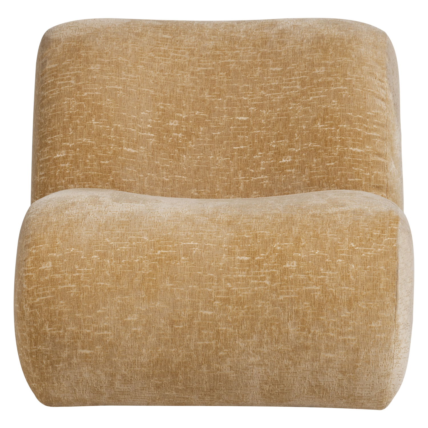 NOMU ARMCHAIR CRAQUELE VELVET LIGHT YELLOW [fsc]