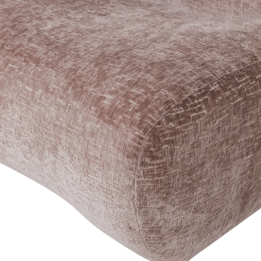 NOMU ARMCHAIR CRAQUELE VELVET LIGHT PINK [fsc]