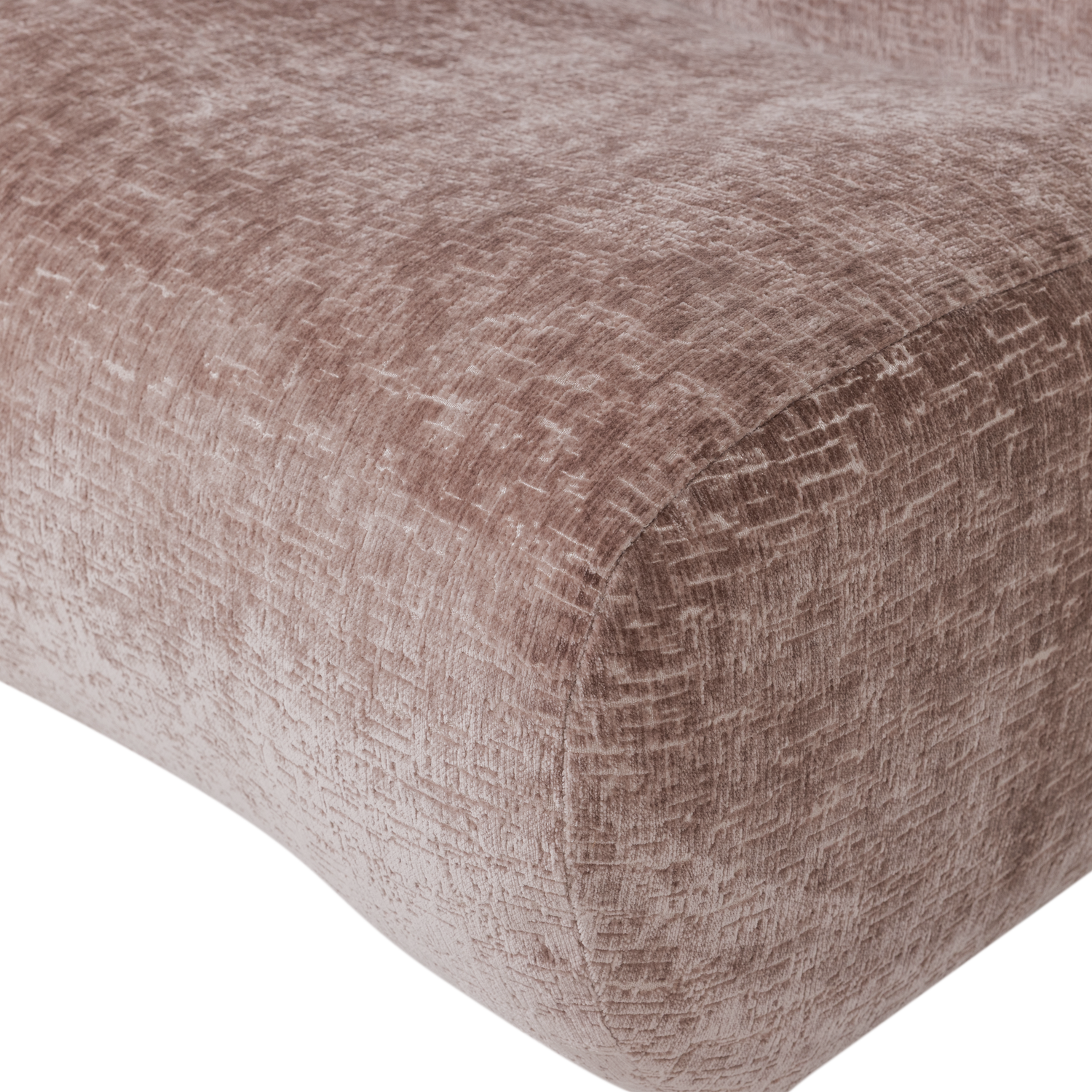 NOMU ARMCHAIR CRAQUELE VELVET LIGHT PINK [fsc]