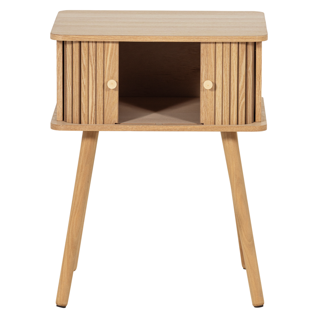 KARRI NIGHTSTAND STRAIGHT MDF/PINE NATURAL [fsc]