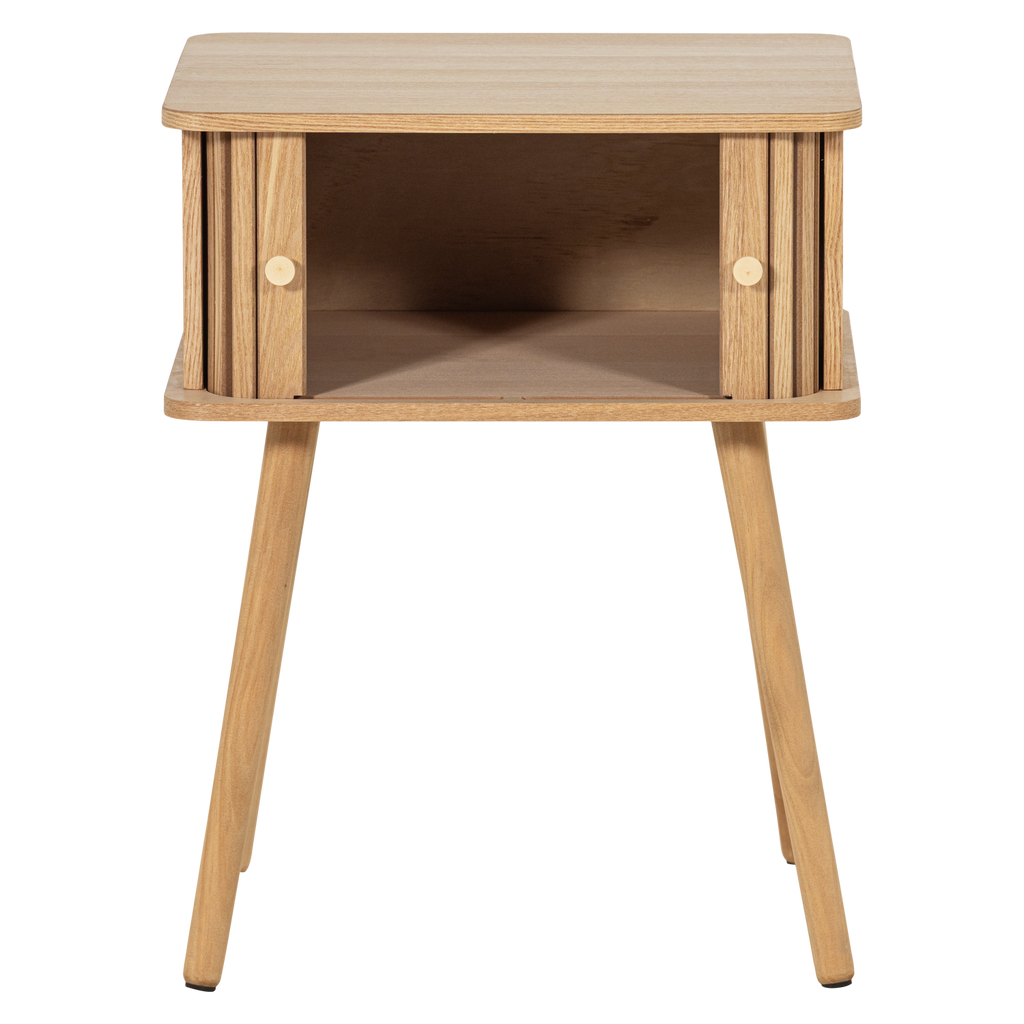 KARRI NIGHTSTAND STRAIGHT MDF/PINE NATURAL [fsc]