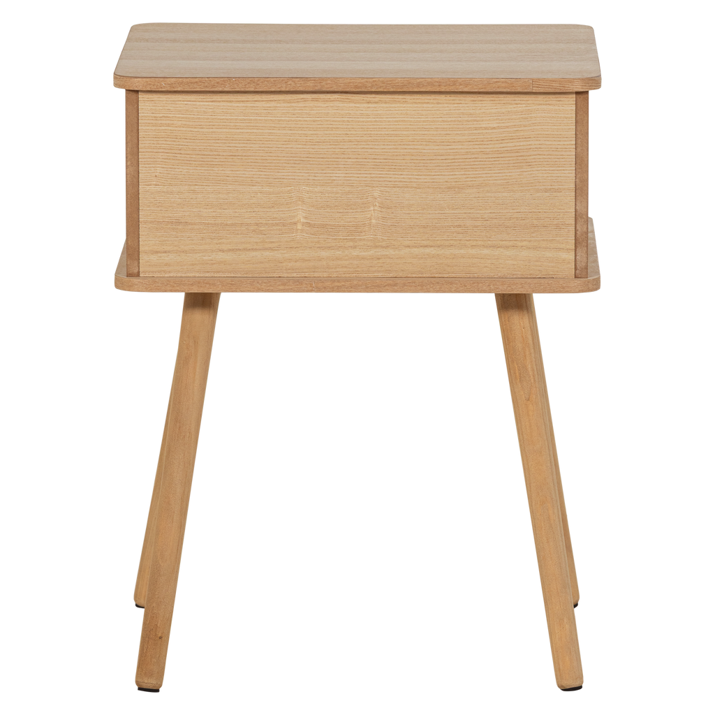 KARRI NIGHTSTAND STRAIGHT MDF/PINE NATURAL [fsc]
