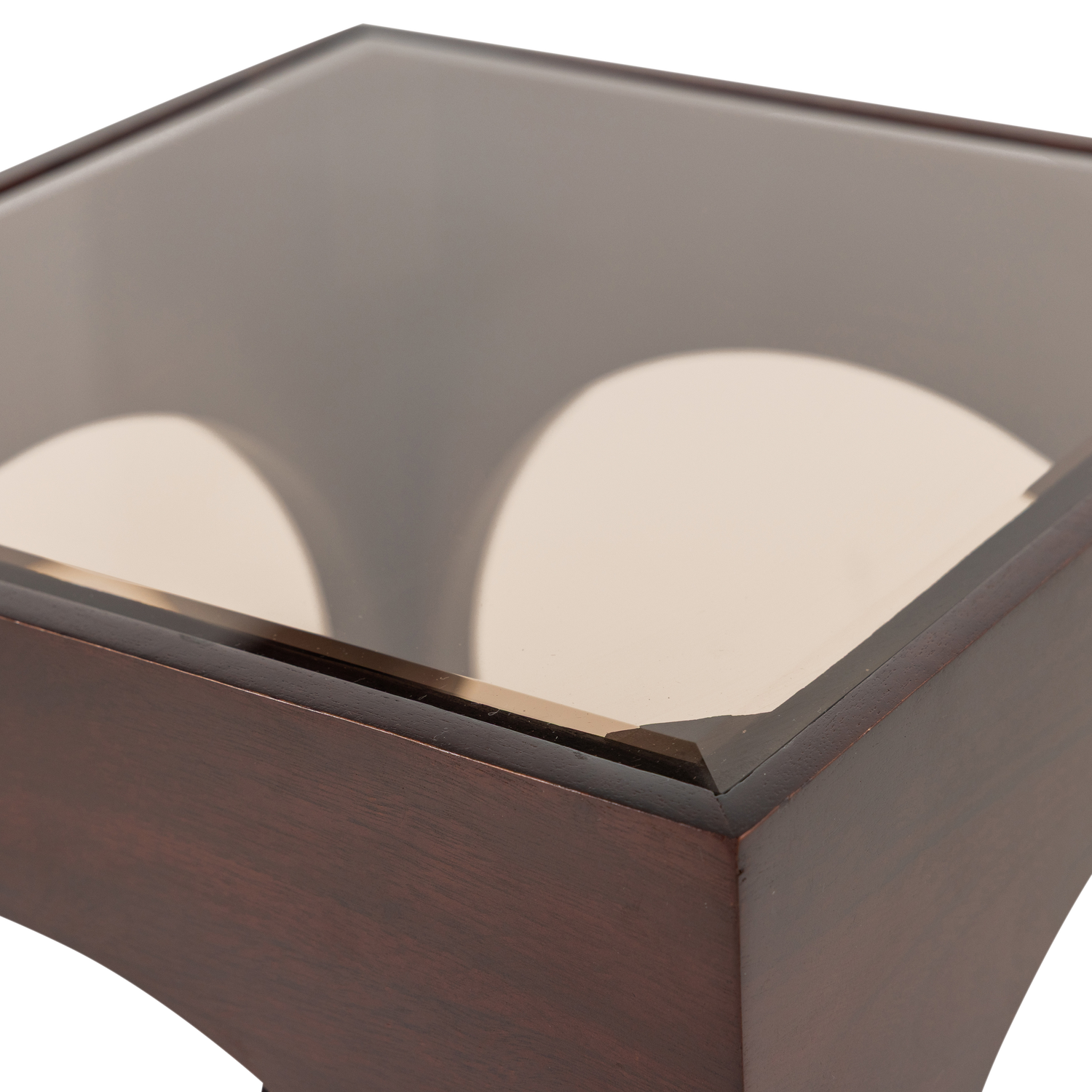 TRAX SIDE TABLE ACACIA WOOD BROWN