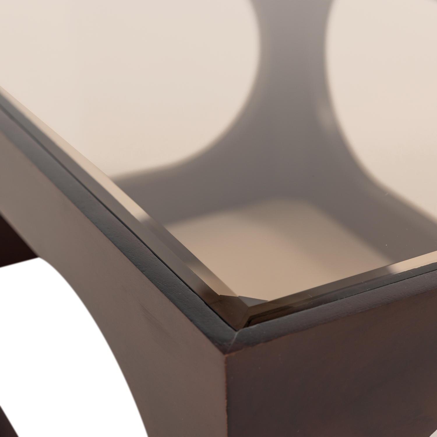 TRAX SIDE TABLE ACACIA WOOD BROWN