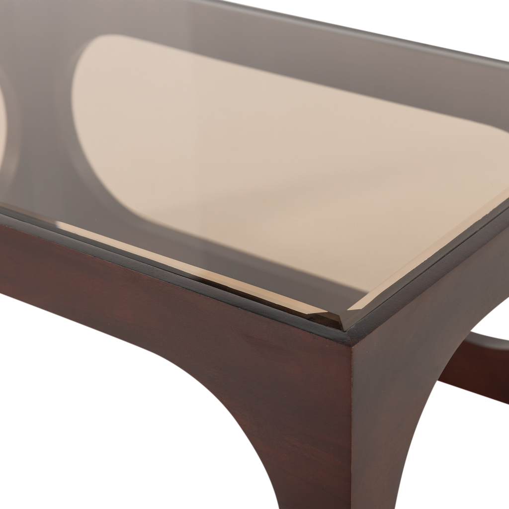 TRAX COFFEE TABLE ACACIA WOOD BROWN