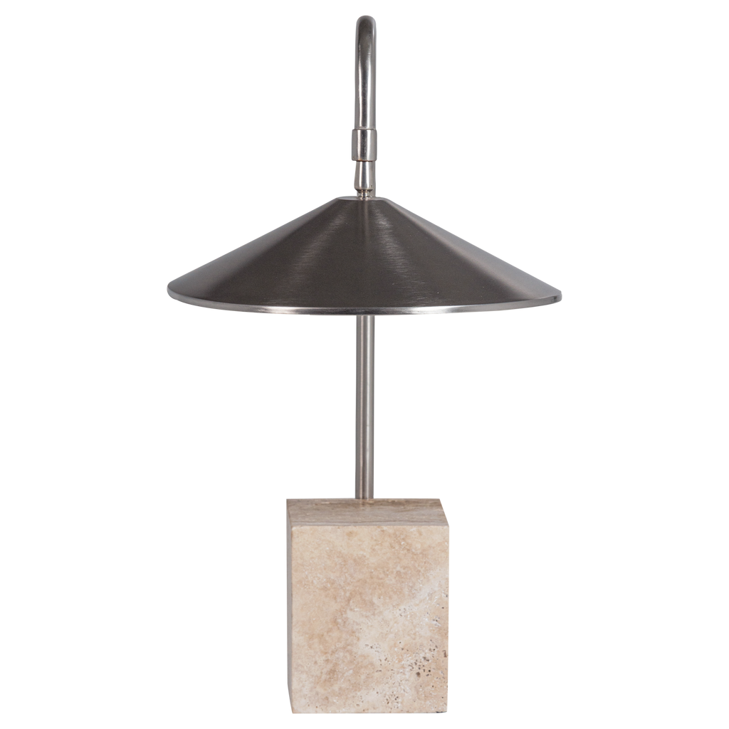 KORN TABLE LAMP METAL CHROME