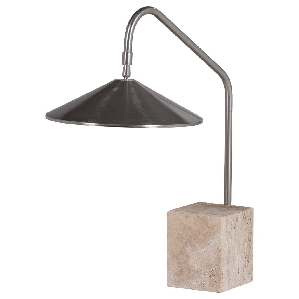 KORN TABLE LAMP METAL CHROME