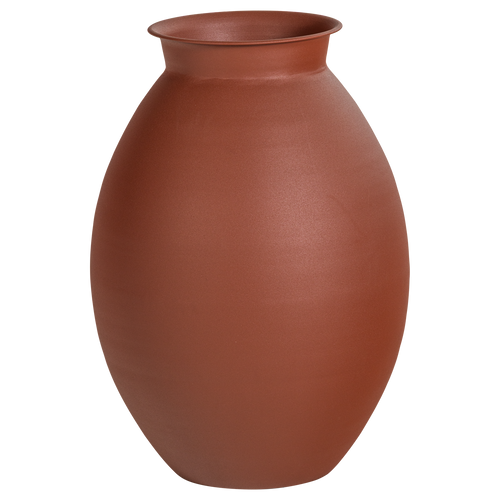 CARO VASE XXL METAL BROWN/RED