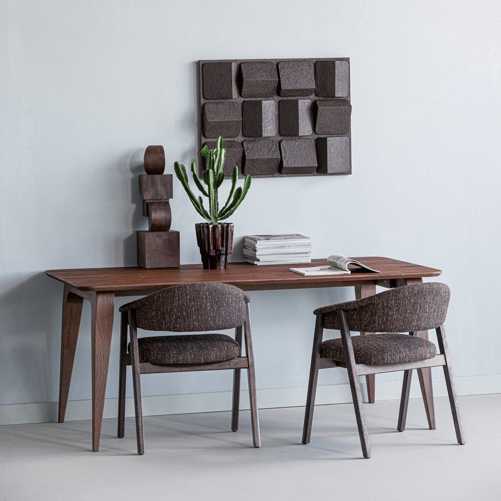 RUBO DINING TABLE 180X95 CM MANGO WOOD BROWN