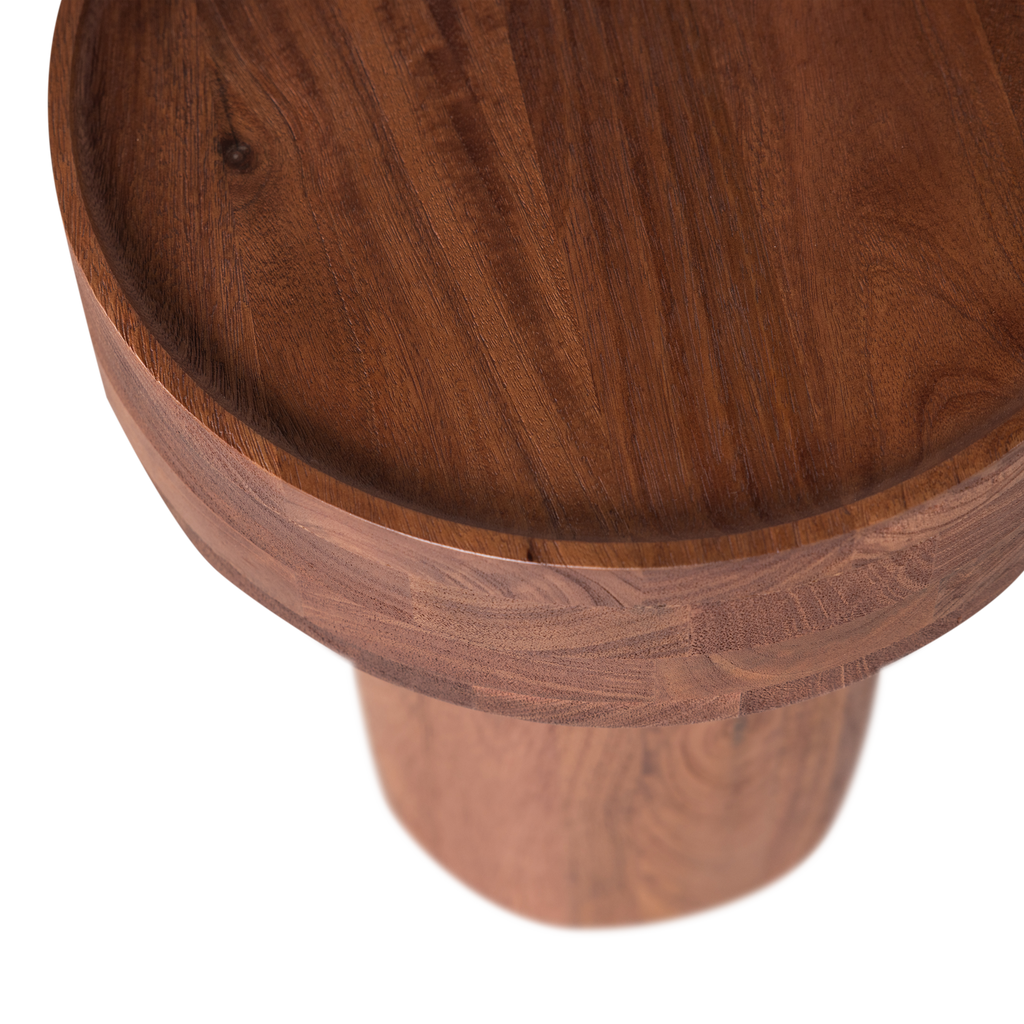 DARA SIDE TABLE MANGO WOOD BROWN