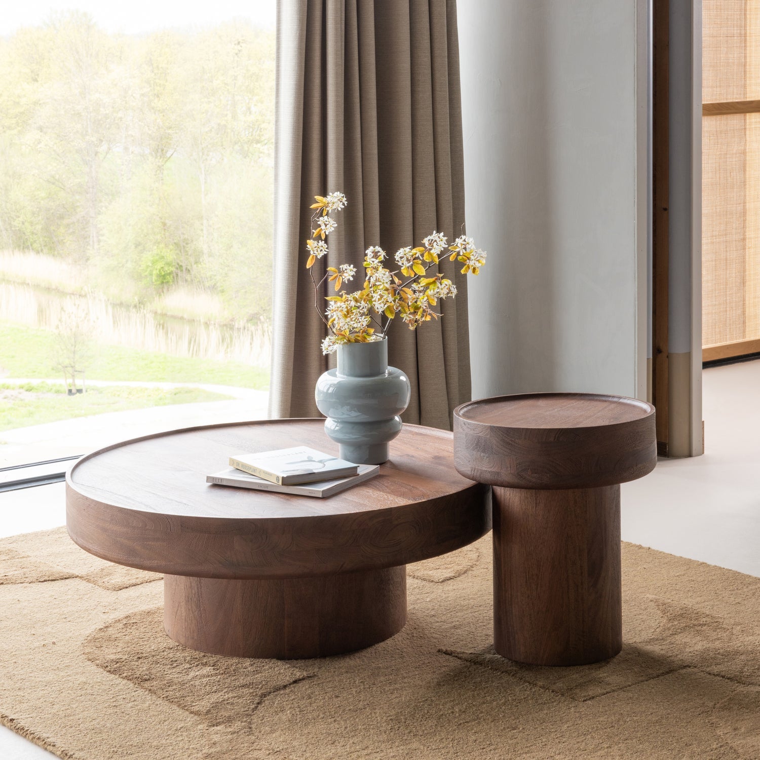 DARA SIDE TABLE MANGO WOOD BROWN