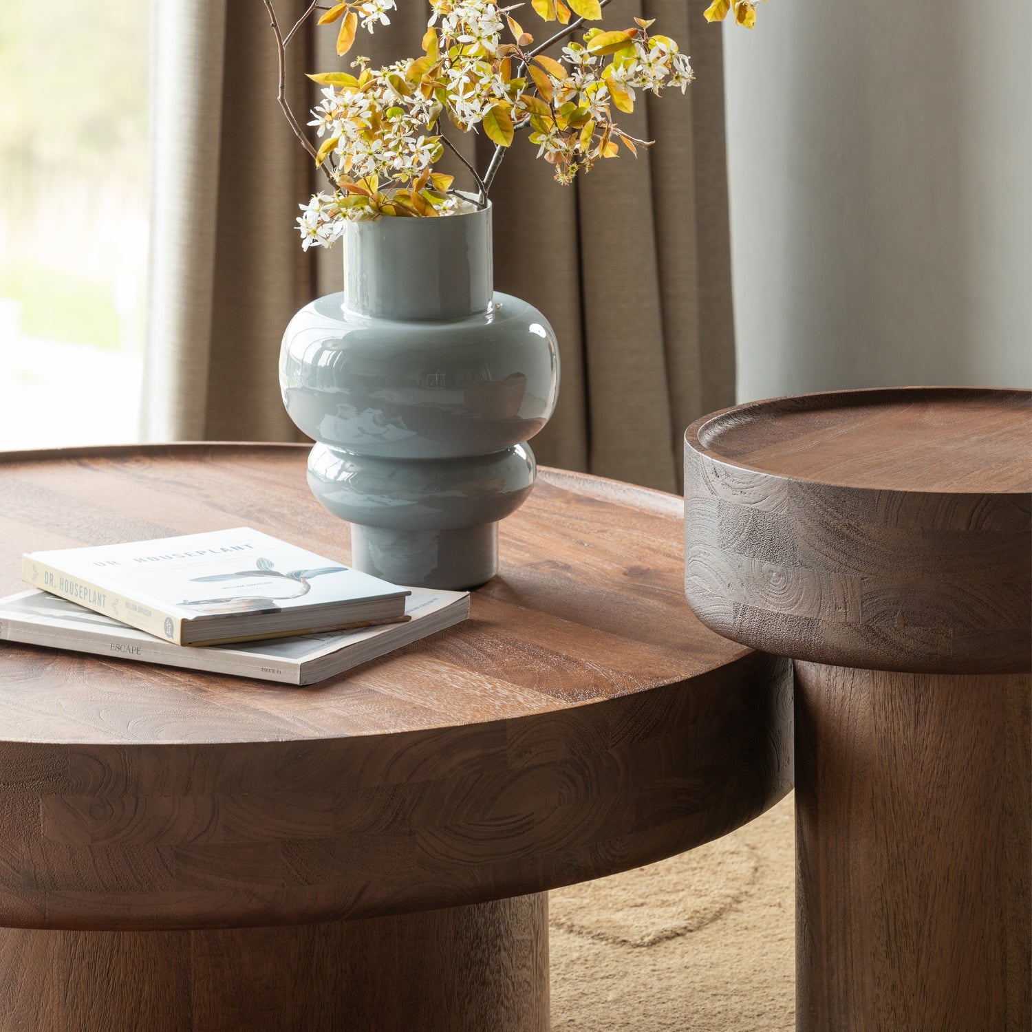 DARA COFFEE TABLE MANGO WOOD BROWN