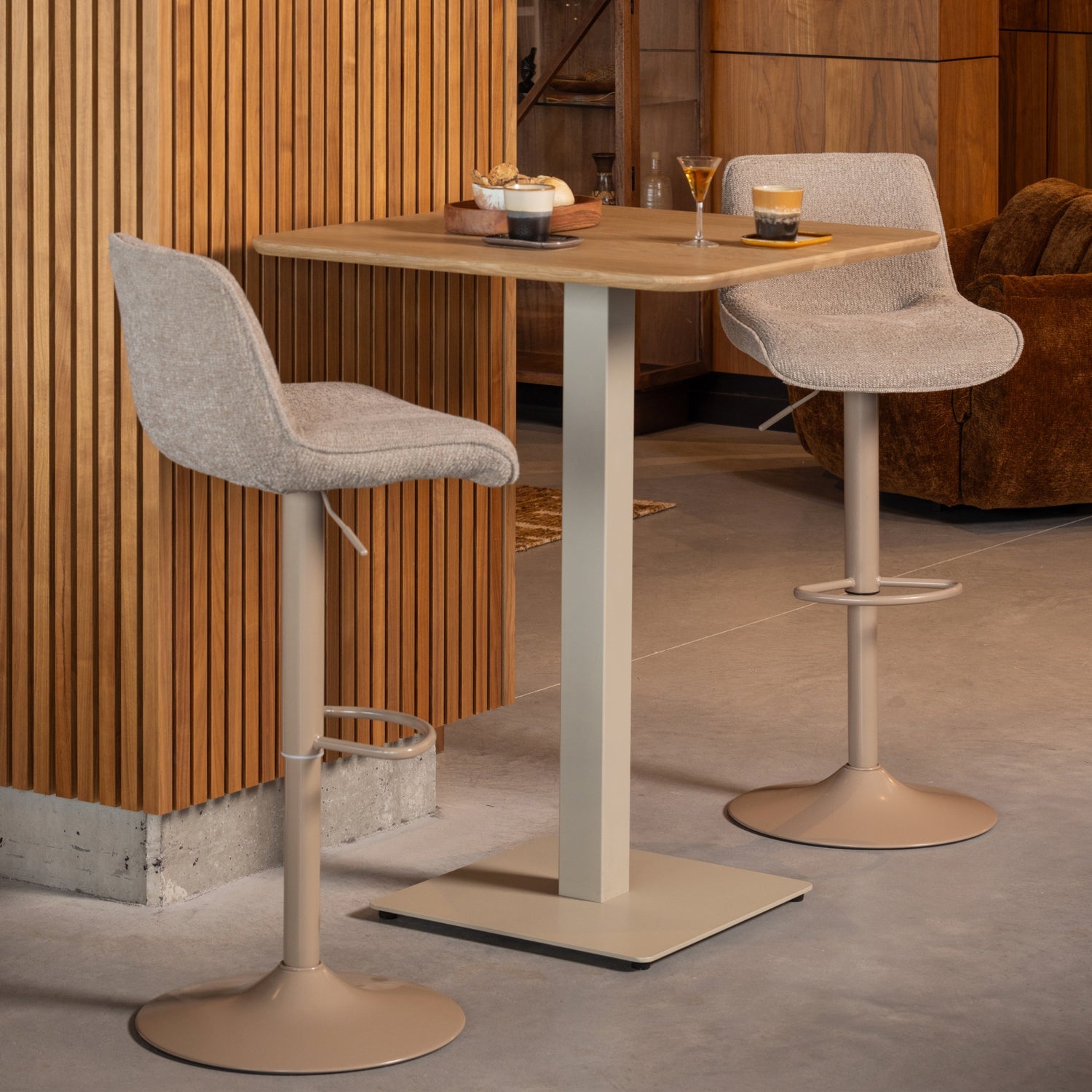 MARTEN HEIGHT ADJUSTABLE BAR STOOL SAND