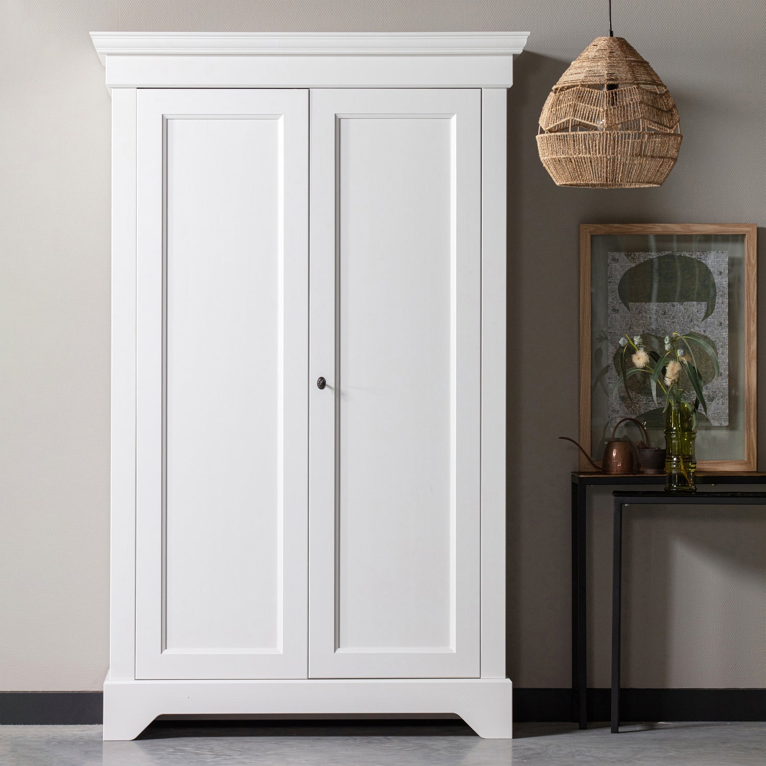 ISABEL CABINET PINE WHITE [fsc]