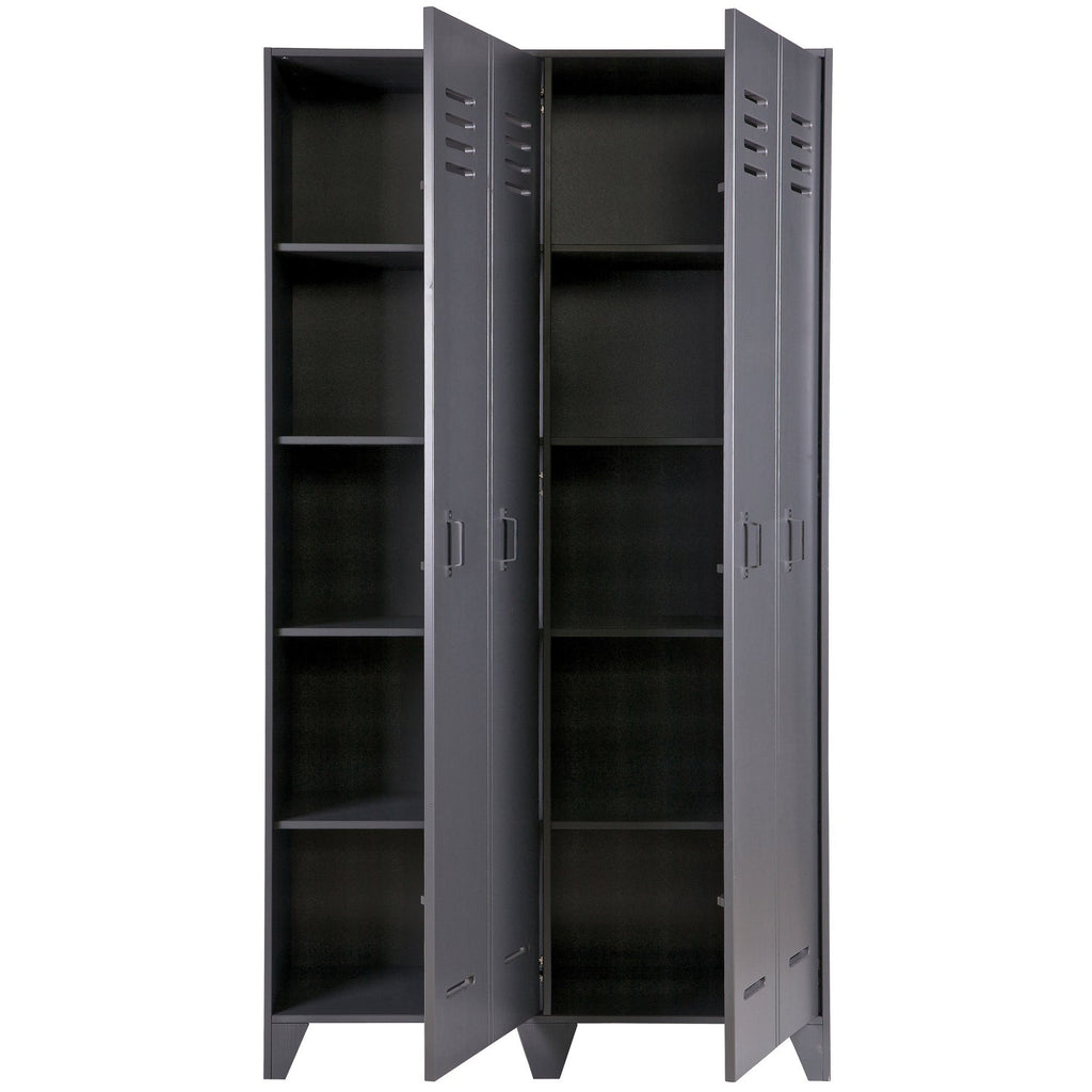 STIJN LOCKERCABINET STEEL GREY [fsc]