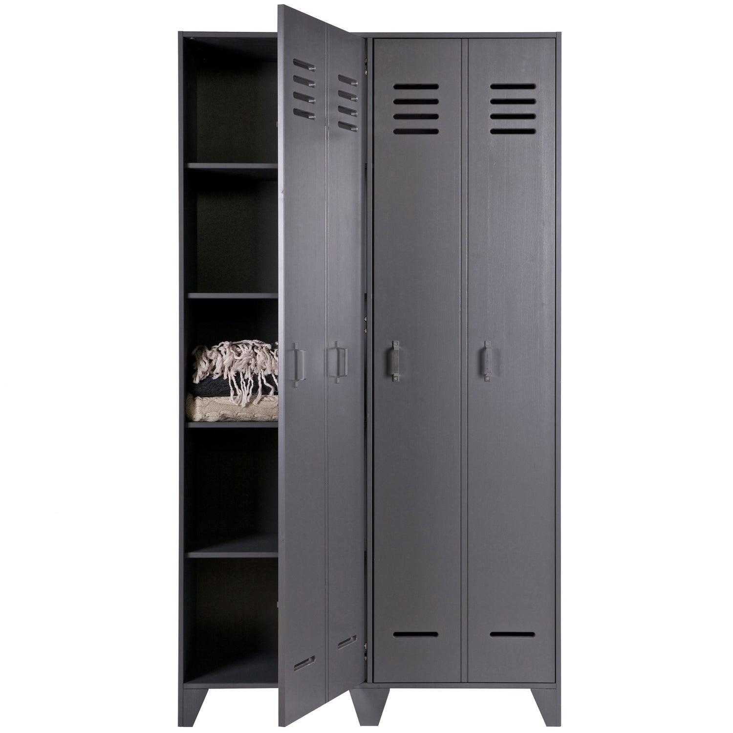 STIJN LOCKERCABINET STEEL GREY [fsc]