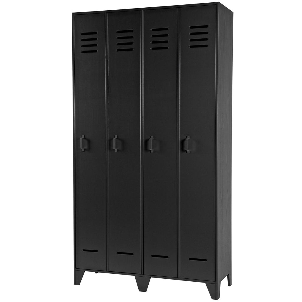 STIJN LOCKER CABINET BLACK [fsc]