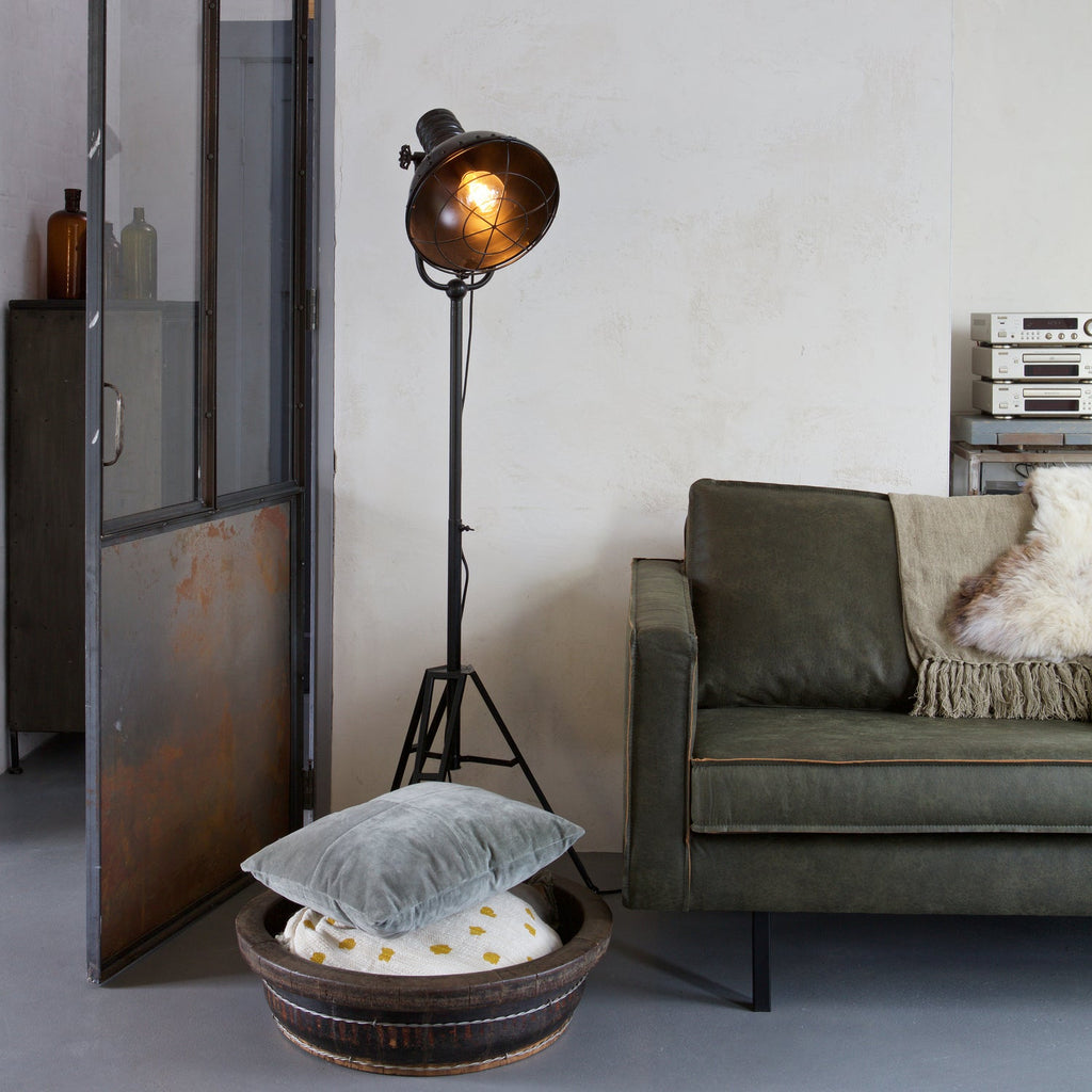 RODEO 2.5-SEATER SOFA ECO LEATHER ARMY