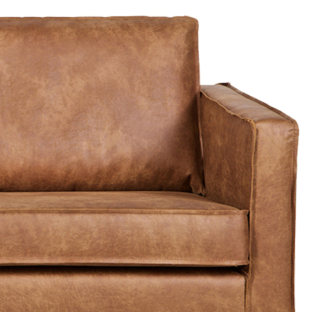 RODEO 2.5-SEATER SOFA ECO LEATHER COGNAC