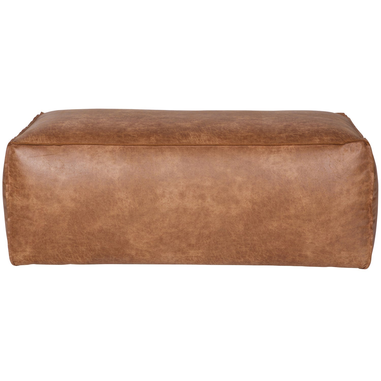 RODEO PUF 43X120 ECO LEATHER COGNAC