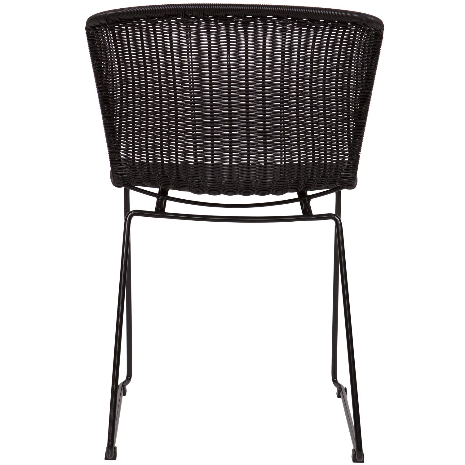WINGS GARDEN CHAIR BLACK - SET OF 2