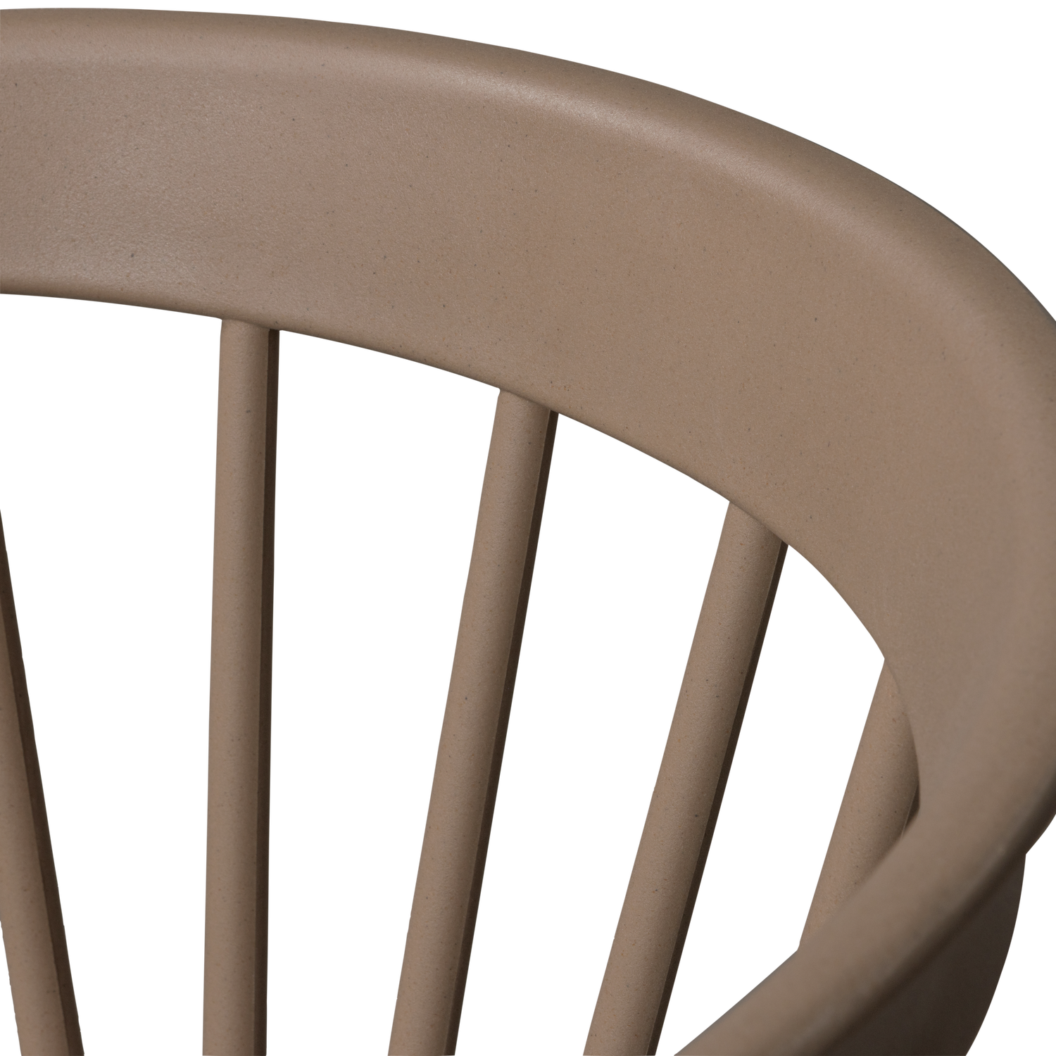 BLISS GARDEN CHAIR WITH BARS ORGANIC FIBER BROWN MELANGE