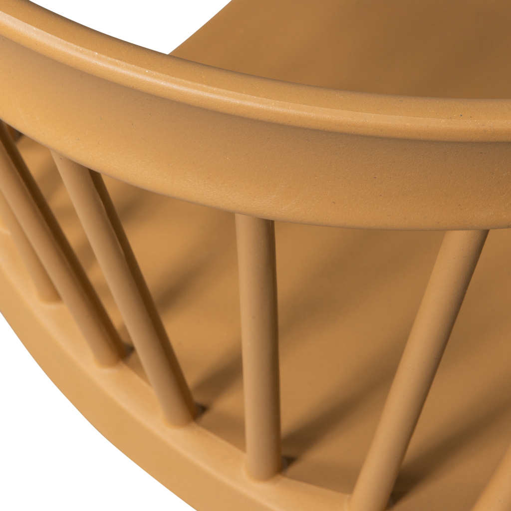 BLISS GARDEN CHAIR WITH BARS ORGANIC FIBER CARAMEL MELANGE