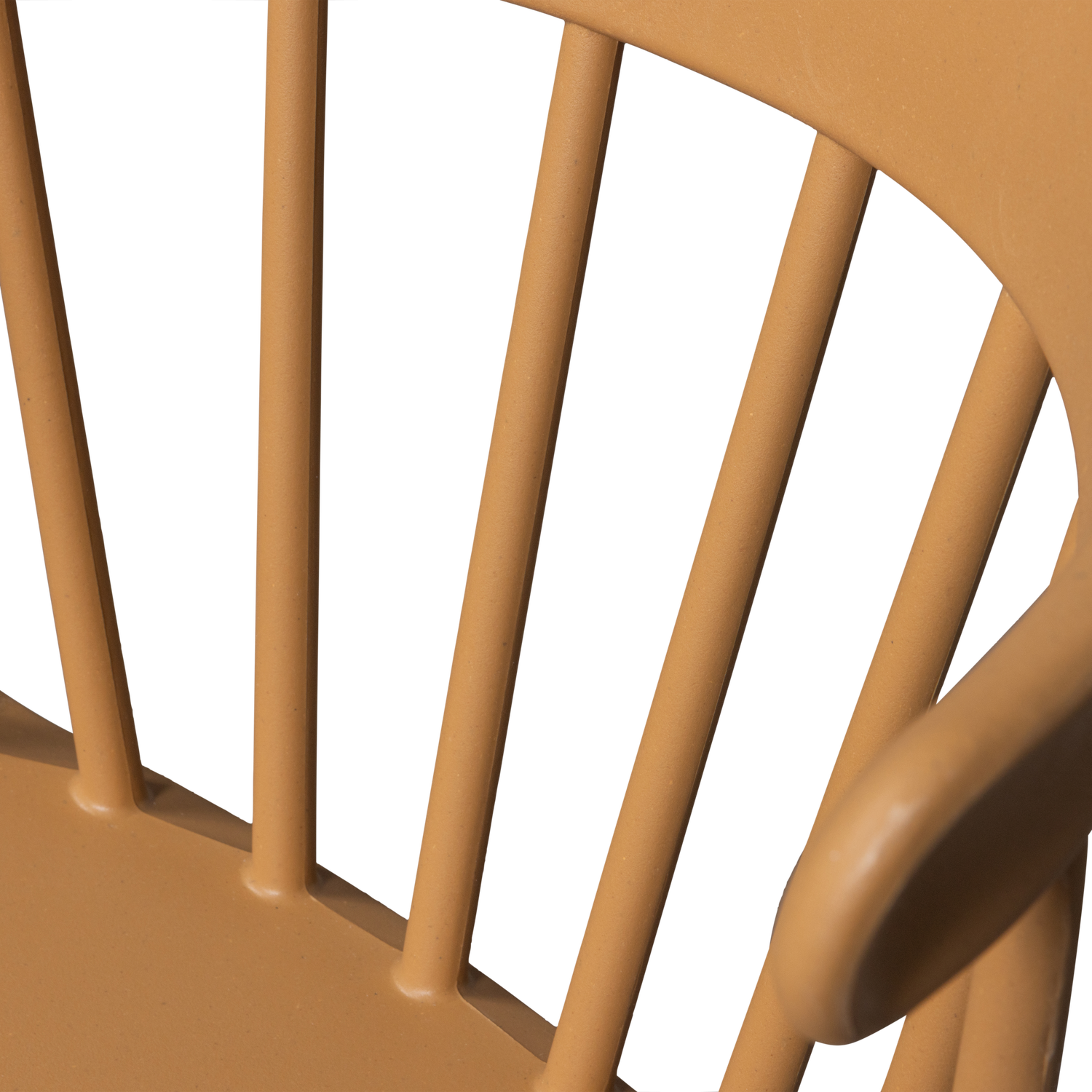 BLISS GARDEN CHAIR WITH BARS ORGANIC FIBER CARAMEL MELANGE