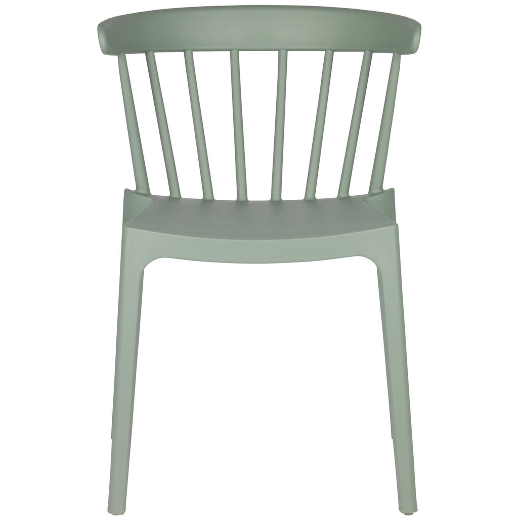 BLISS GARDEN CHAIR WITH BARS PLASTIC JADE GREEN