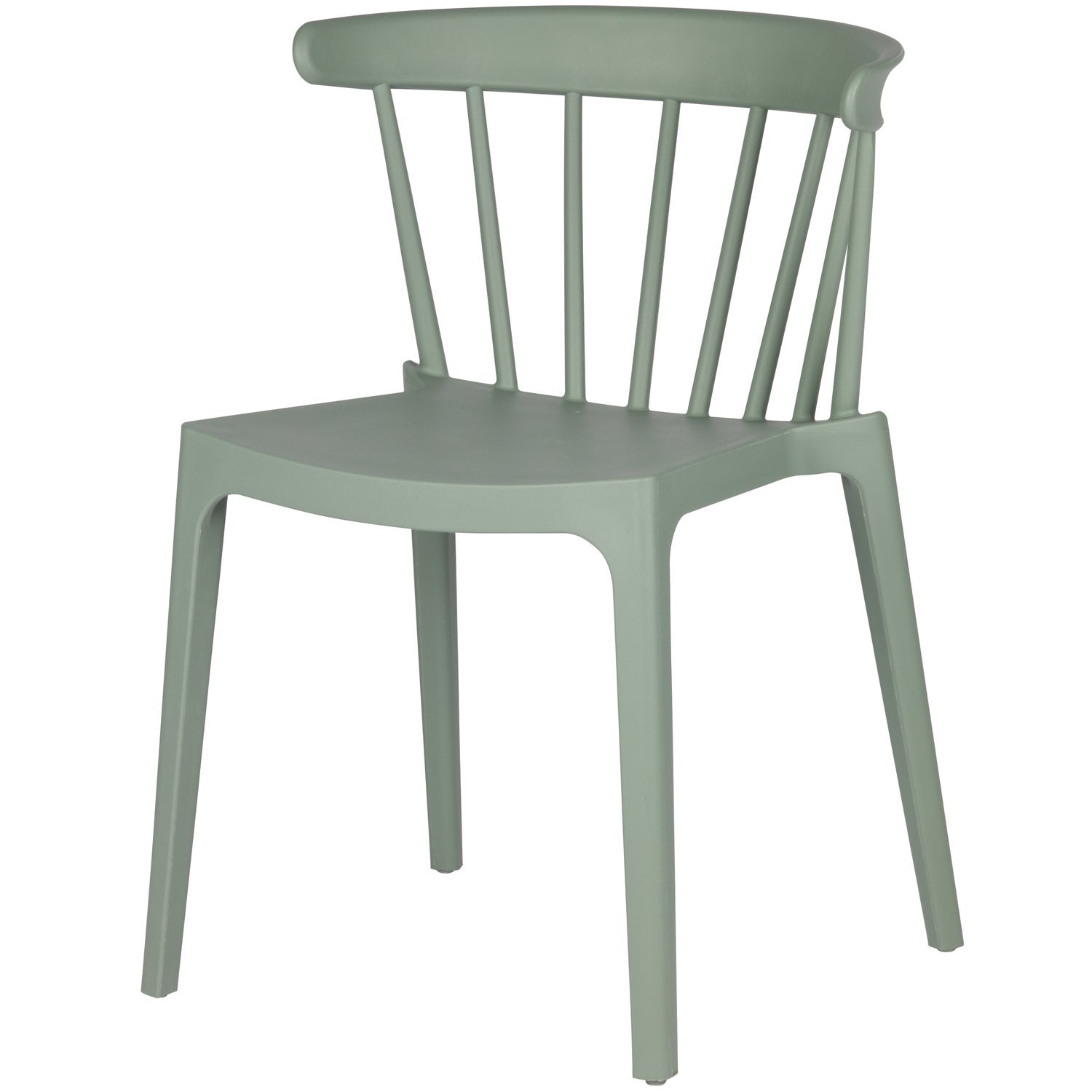 BLISS GARDEN CHAIR WITH BARS PLASTIC JADE GREEN